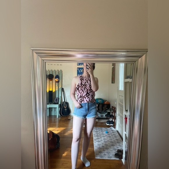 Revice Denim - med/lightwash - Star High Waisted Short - Picture 7 of 7